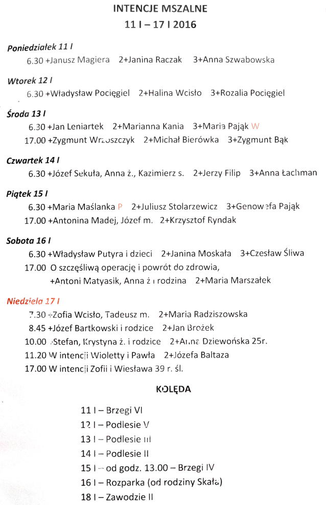 20160110 intencje mszalne