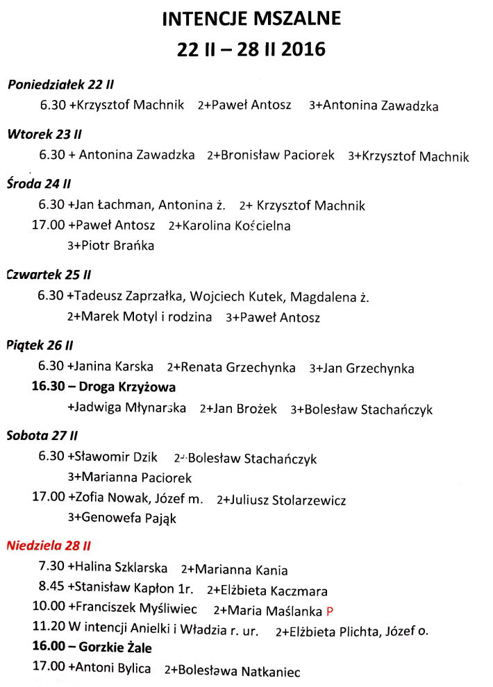 20160221 intencje mszalne