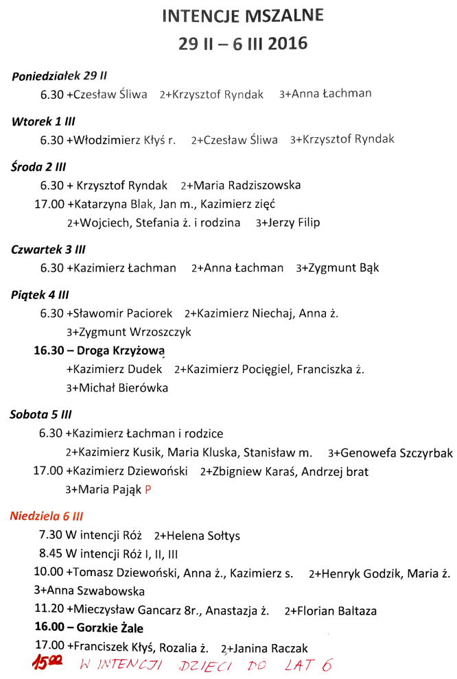 20160228 intencje mszalne