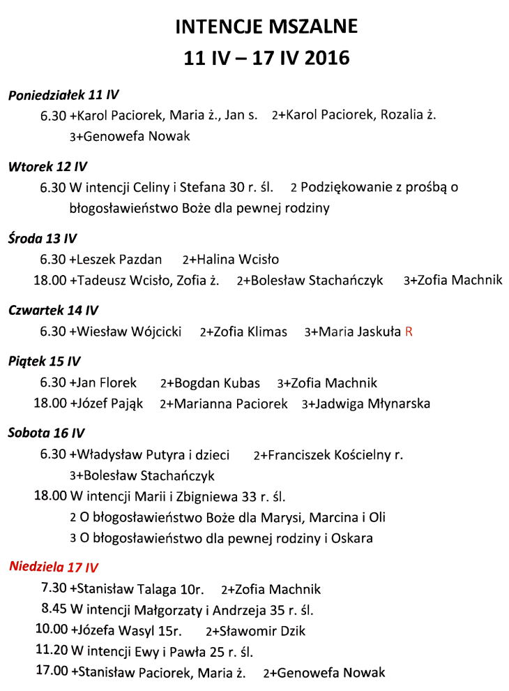20160410 intencje mszalne