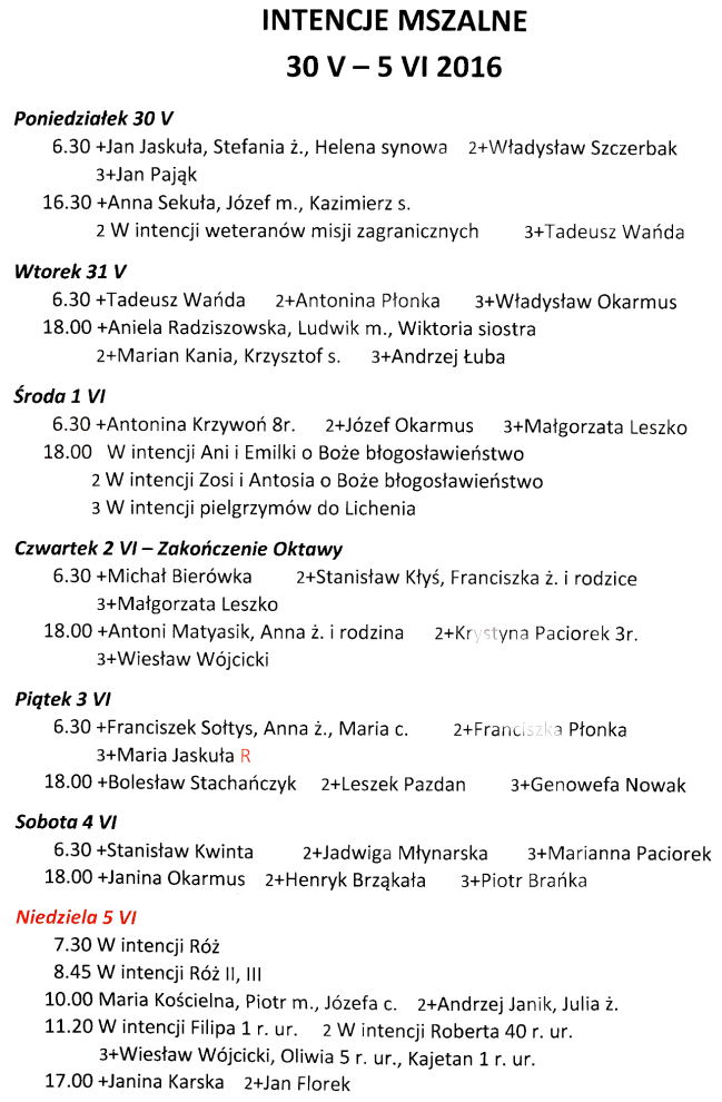 20160529 intencje mszalne