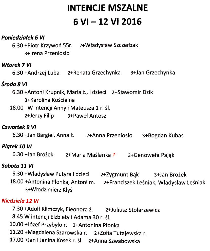 20160605 intencje mszalne