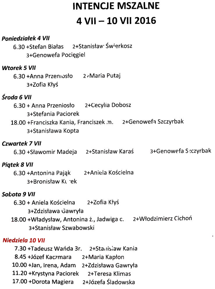 20160703 intencje mszalne