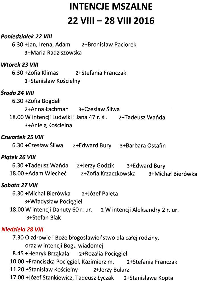 20160821 intencje mszalne