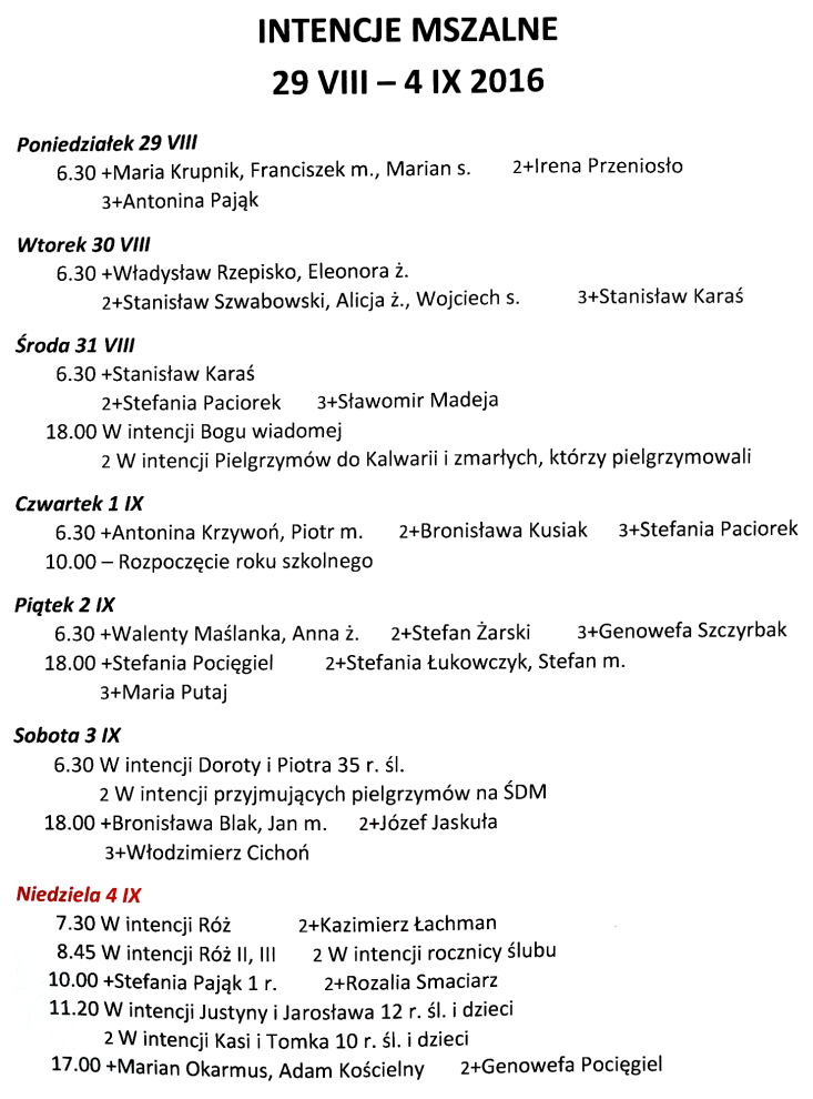 20160828 intencje mszalne
