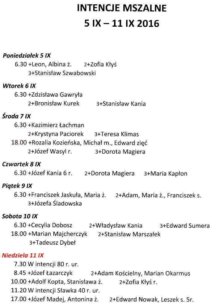 20160904 intencje mszalne