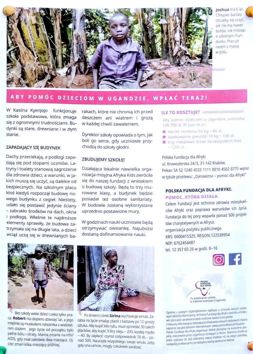 Polska Fundacja dla Afryki - część 2
